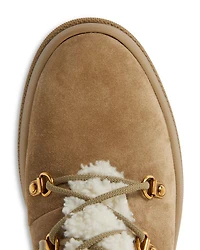 Women's Resile Trek Faux Fur Trim Lace Up Boots