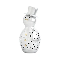 Nambe Snowman Tealight Luminary