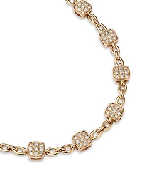 Diamond Pavé Link Bracelet in 14K Yellow Gold, 1.0 tcw