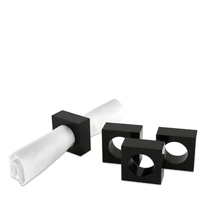 Lucite Napkin Rings