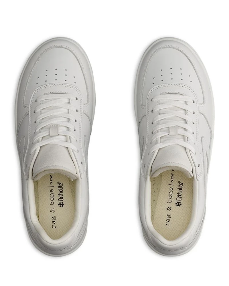 Men's Retro Lace Up Court Sneakers