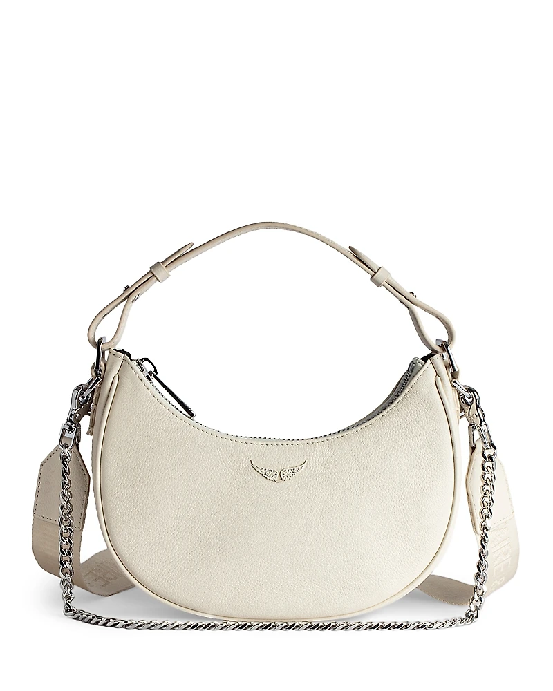 Zadig & Voltaire Moonrock Small Grained Leather Handbag