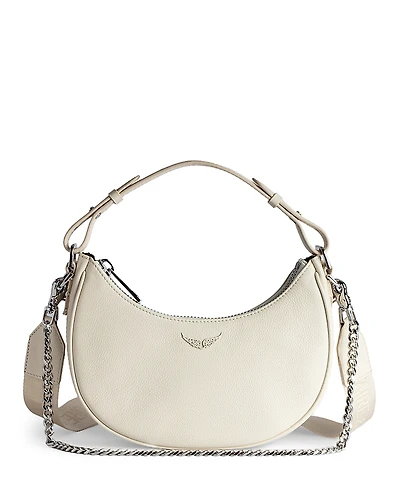 Zadig & Voltaire Moonrock Small Grained Leather Handbag