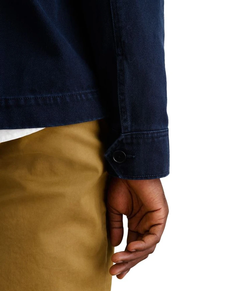 Garment Dyed Denim Work Jacket