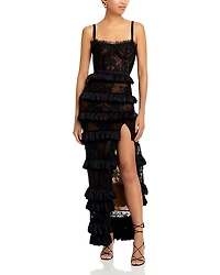 V. Chapman Cassia Lace Corset Gown