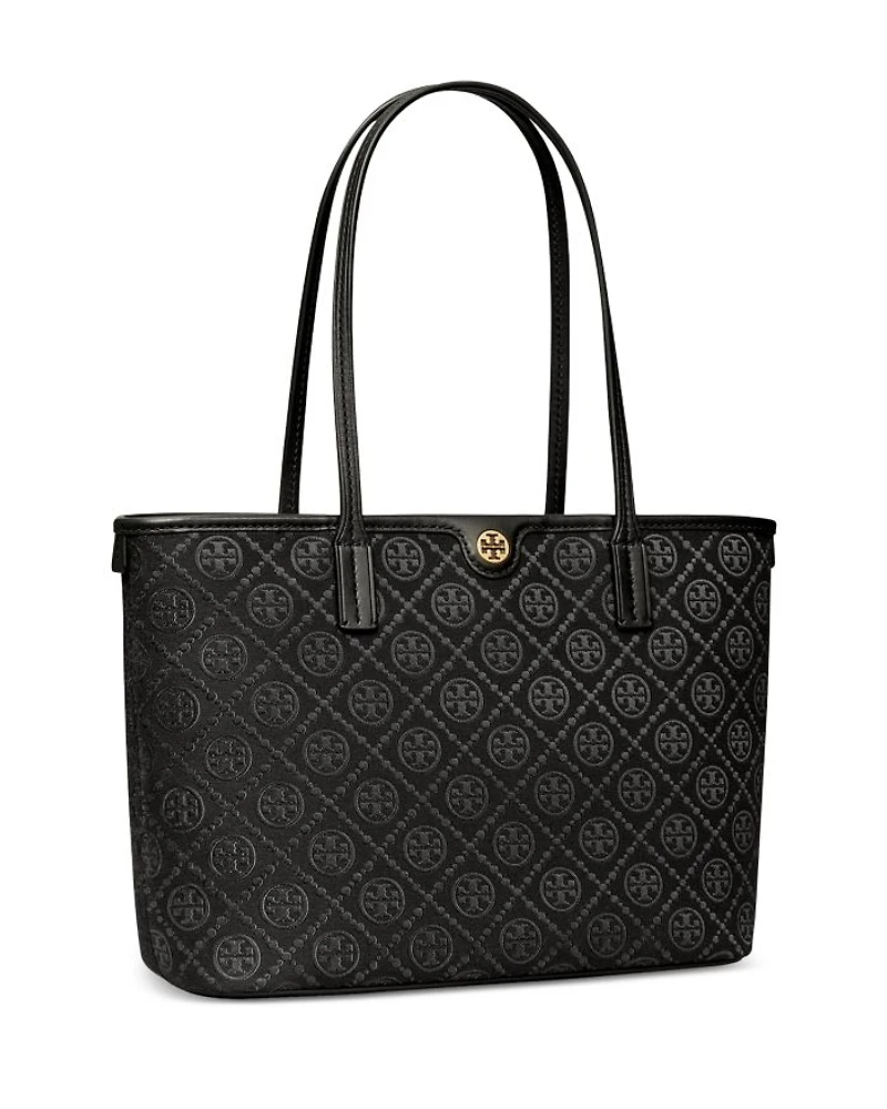 Small T Monogram Zip Tote