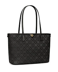 Small T Monogram Zip Tote