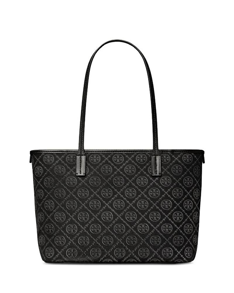 Small T Monogram Zip Tote