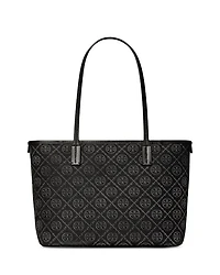 Small T Monogram Zip Tote