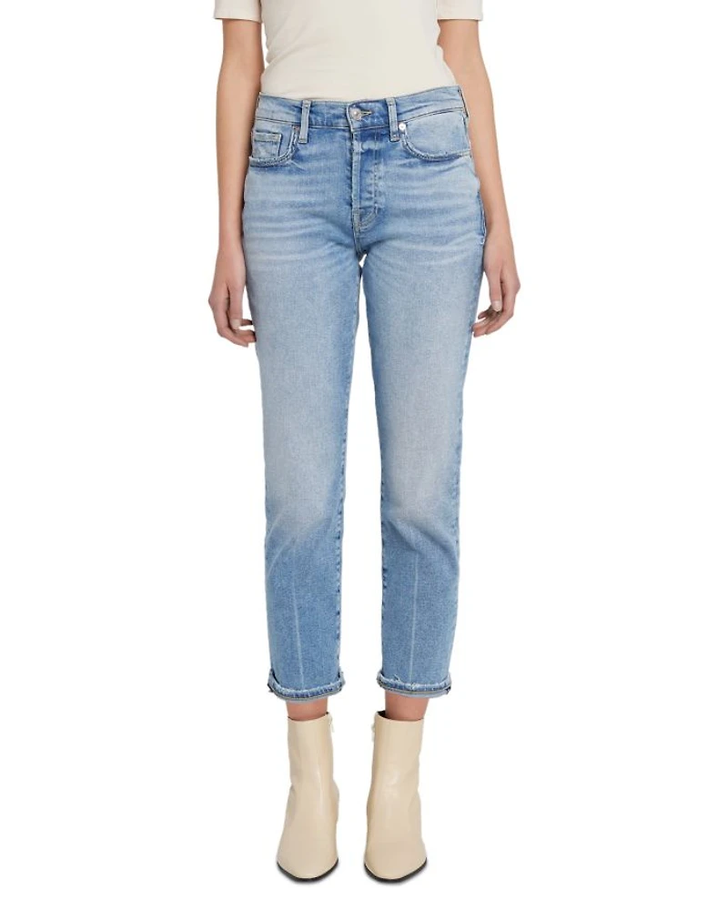 Josefina High Rise Crop Slim Jeans Must