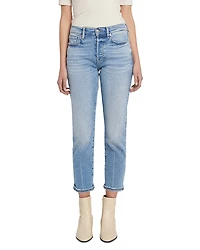 7 For All Mankind Josefina High Rise Crop Slim Jeans