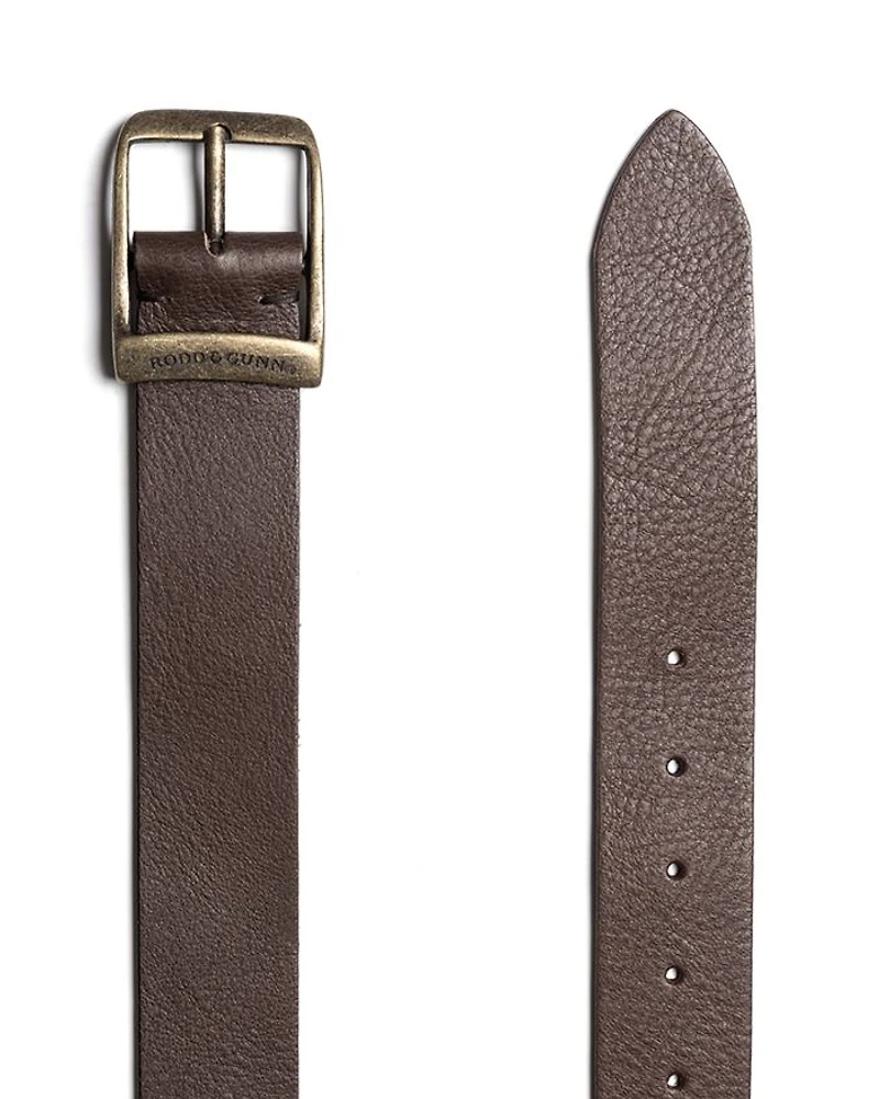 Men's Coronet Crescent Leather Belt