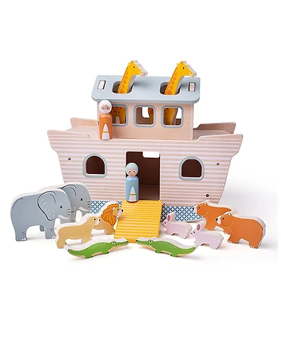 Bigjigs Toys 100% Fsc Certified Noah's Ark - Ages 12 Months+