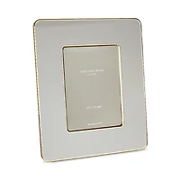 Addison Ross Gold Edged Orange Studio Enamel Photo Frame