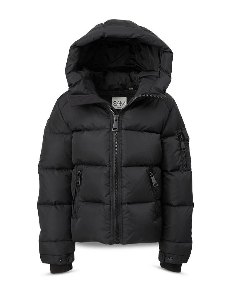 Boys' Matte Parker Hooded Down Puffer Jacket - Big Kid
