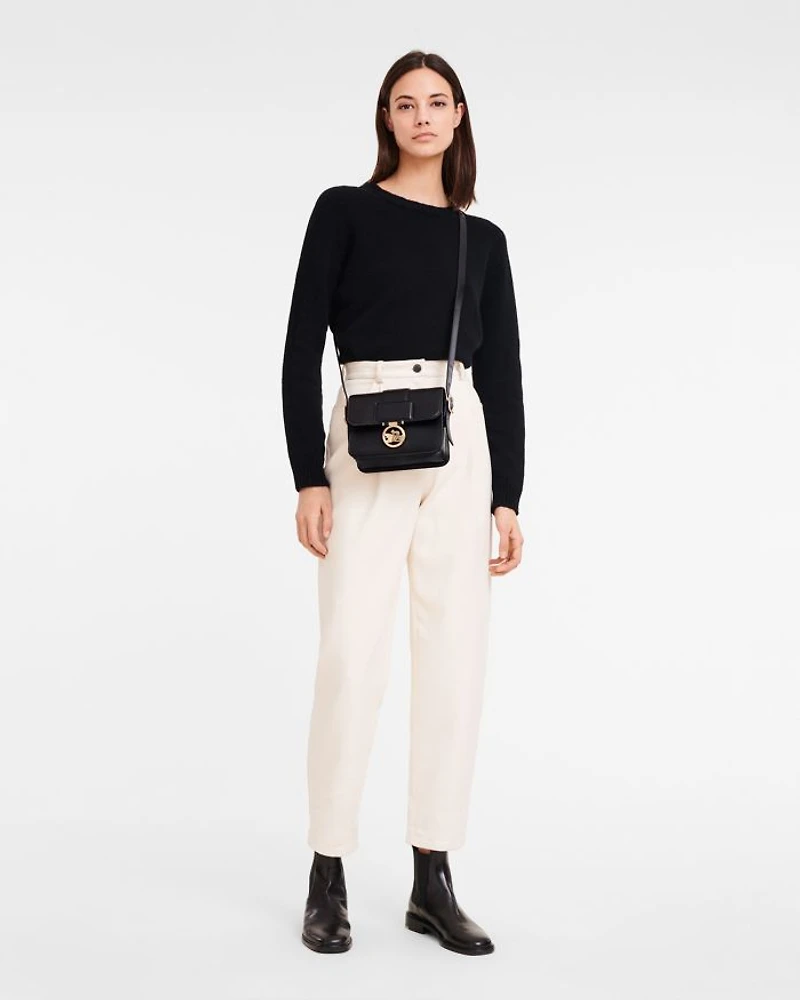 Box-Trot Small Leather Crossbody Bag