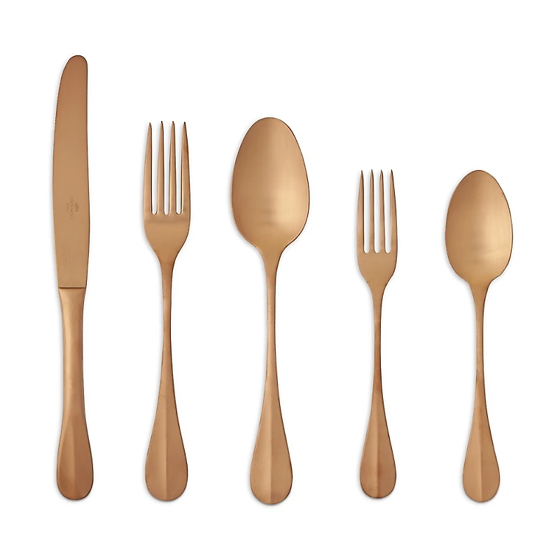 Costa Nova Nau Pvd Copper 5-Piece Place Setting