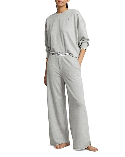 Sweatshirt & Wide Leg Pants Set