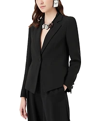 Emporio Armani Cady Crepe Blazer