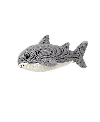 Melange Collection Knit Cotton Shark - Ages 0+