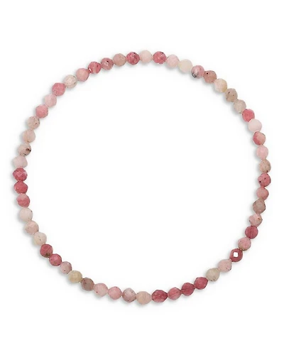 Rhodocrosite Bead Stretch Bracelet