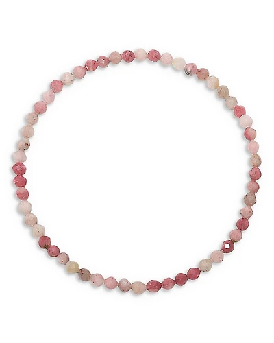 Zoe Lev Rhodocrosite Bead Stretch Bracelet