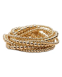 14K Yellow Gold Bead Bracelet