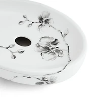 Orchid Porcelain Soap Dish