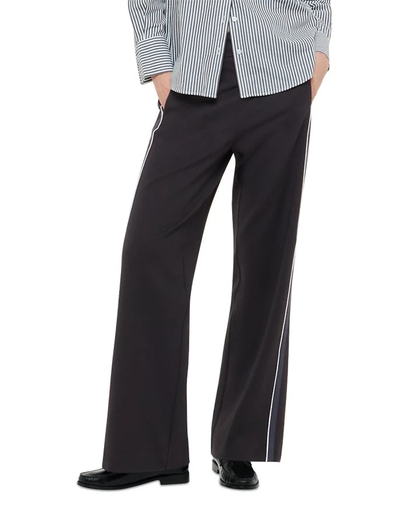 Edie Striped Straight Leg Pants