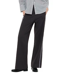 Whistles Edie Striped Straight Leg Pants