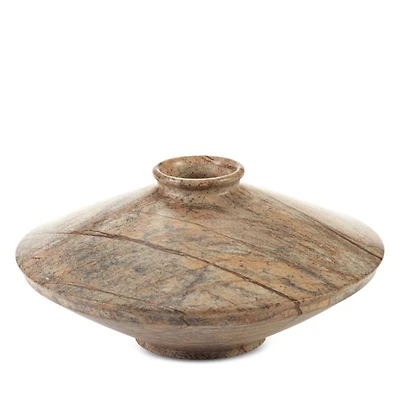 x Kelly Wearstler Dune Brown Marble Vase