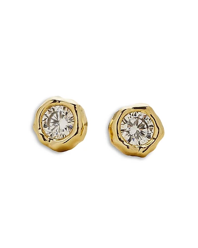 Alexis Bittar Molten Bezel Stud Earrings