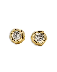 Alexis Bittar Molten Bezel Stud Earrings