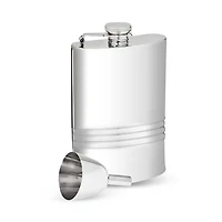 Stainless Steel Flask & Funnel
