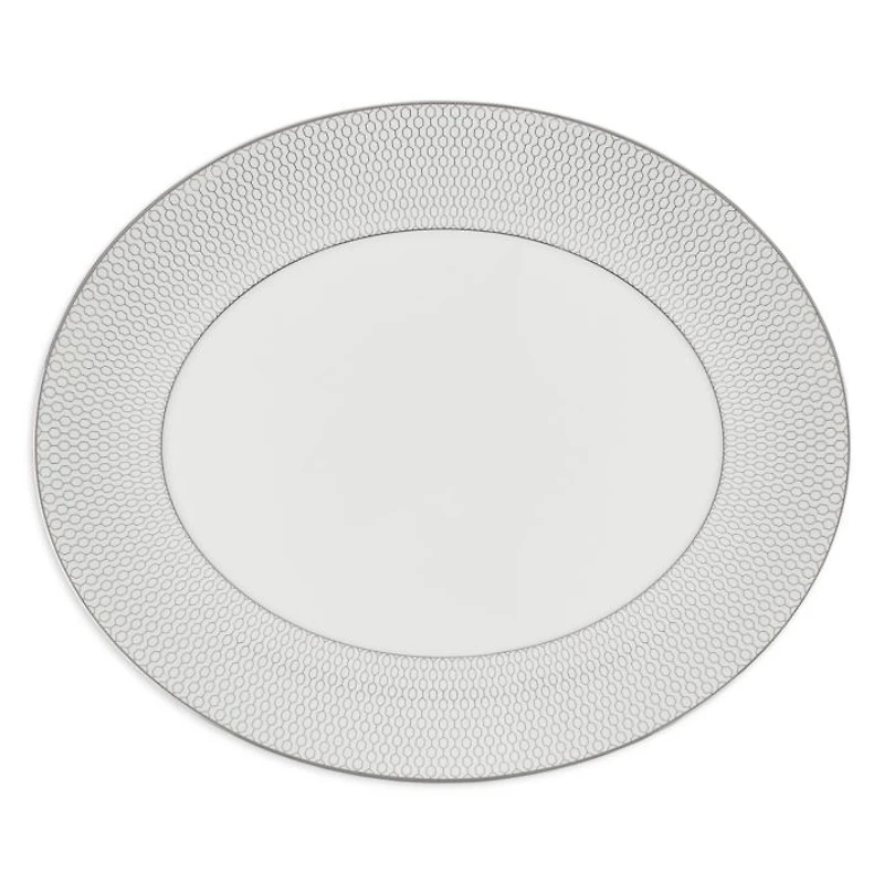 Gio Platinum Oval Platter