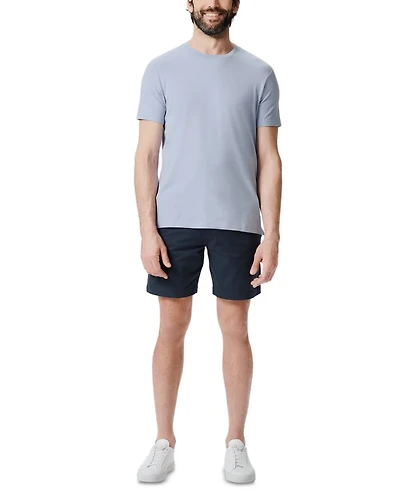 Silver Pique Crewneck Tee