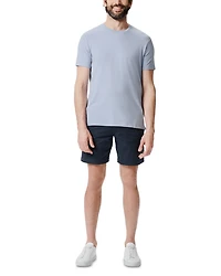 Silver Pique Crewneck Tee