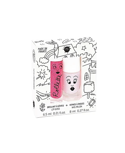 Nailmatic Nail Polish & Lip Gloss Duo Set Fairytales 3-10 - Ages 5-7