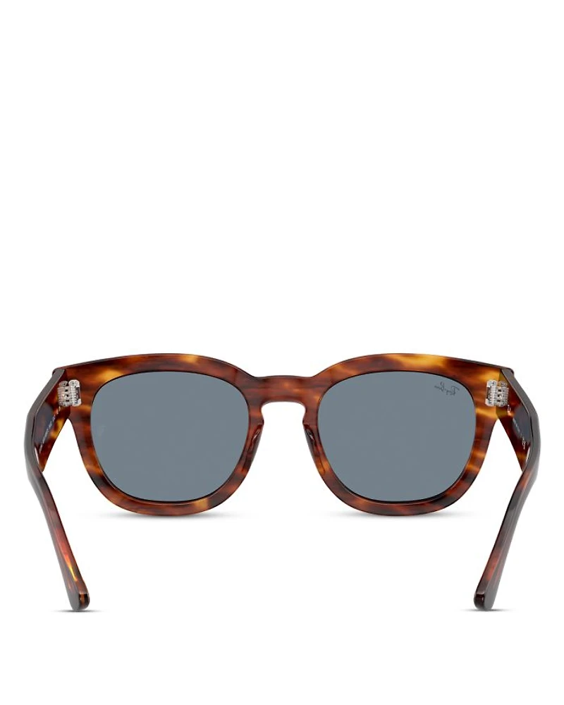 Mega Hawkeye Square Sunglasses, 53mm
