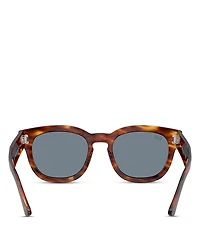 Mega Hawkeye Square Sunglasses, 53mm