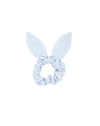 Girls' Birdie Blue Seersucker Bow Scrunchie - Little Kid, Big Kid