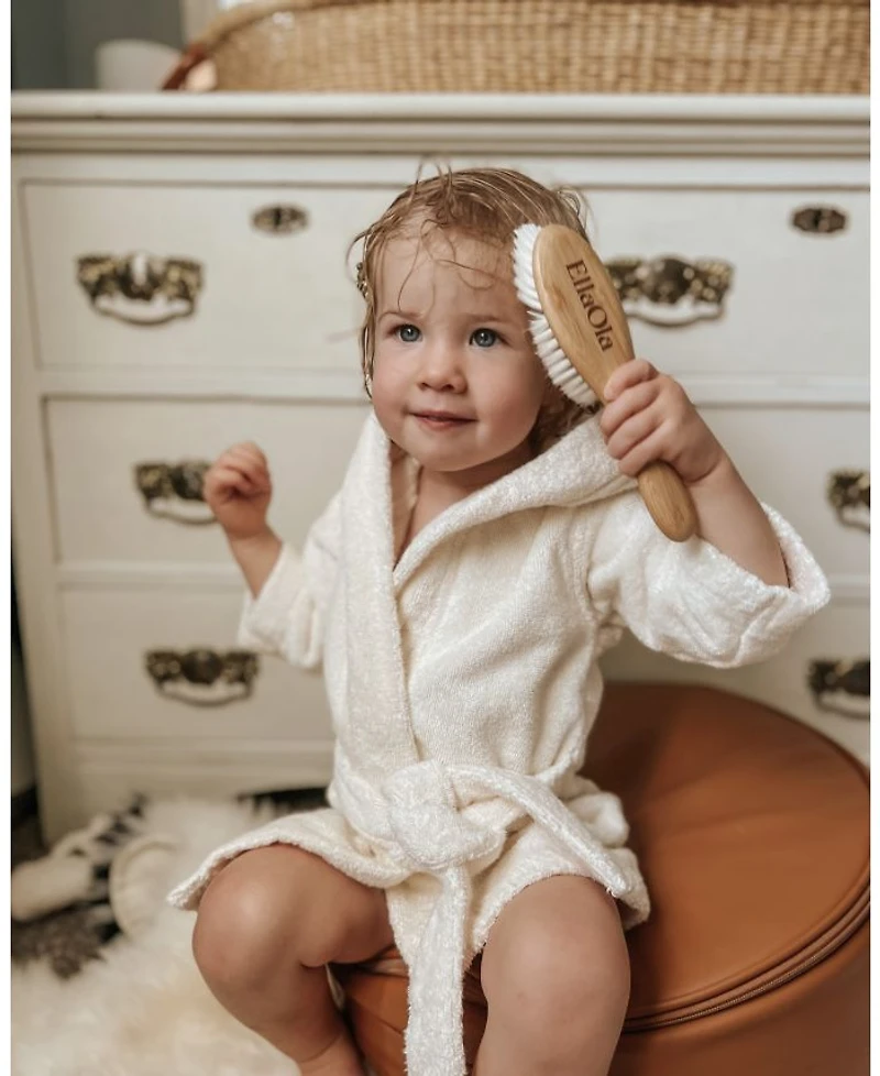 Unisex 3-Piece Bamboo Brush & Comb Set - Baby
