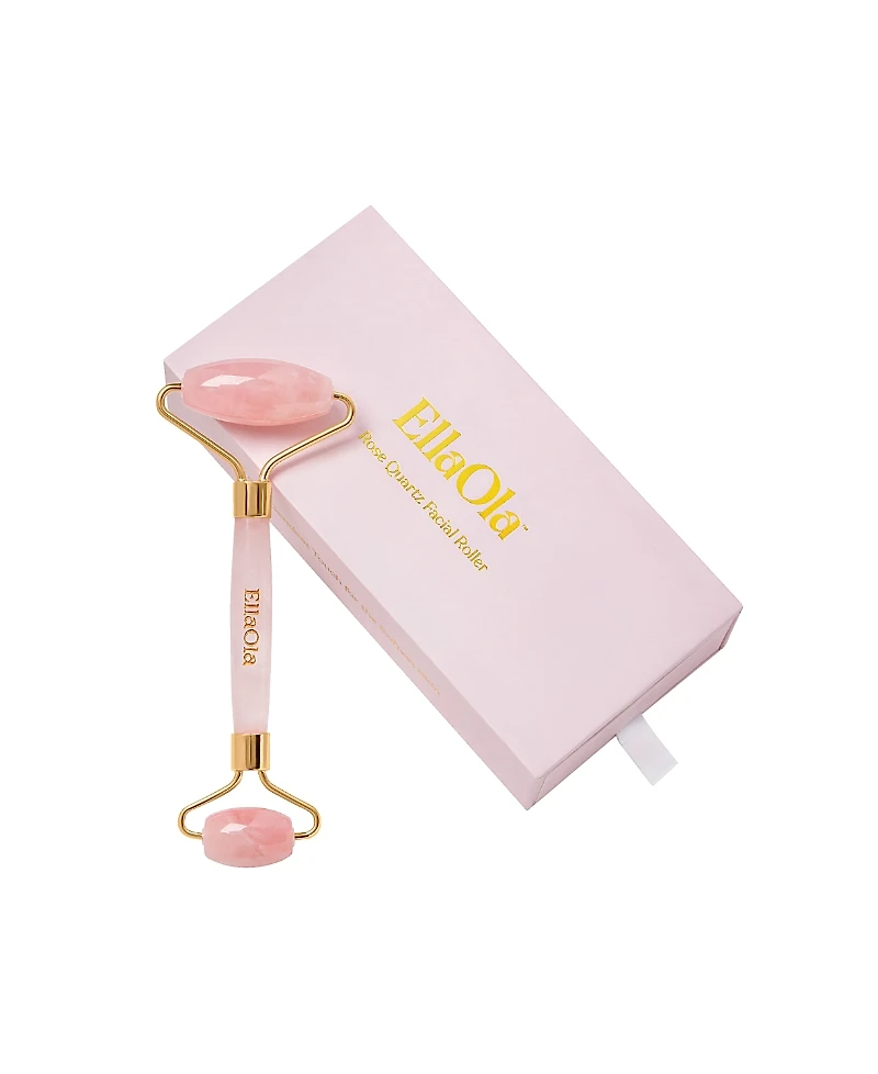EllaOla Rose Quartz De-Puffing Facial Roller