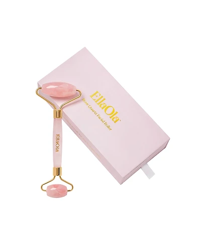 EllaOla Rose Quartz De-Puffing Facial Roller