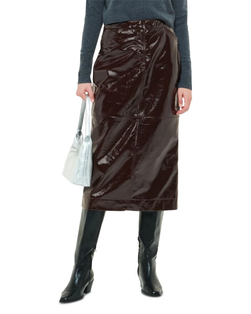 Rachel Patent Leather Skirt