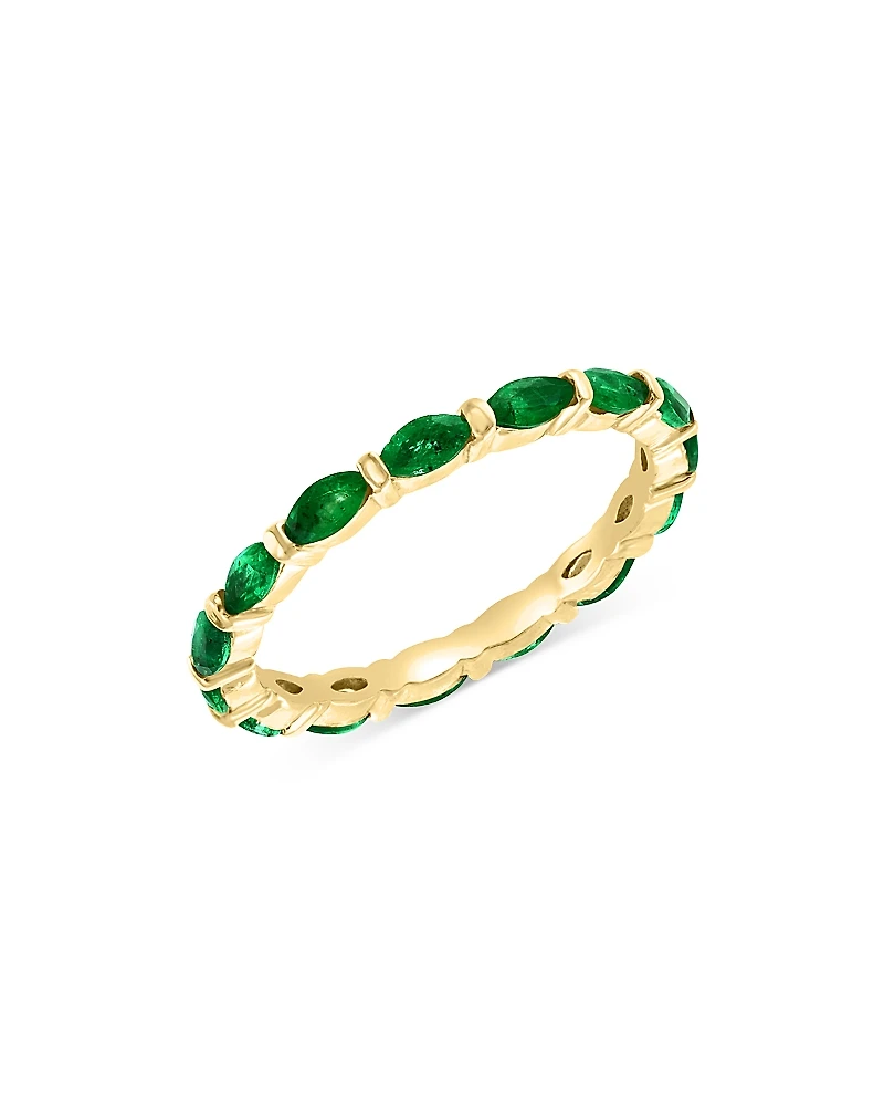 Bloomingdale's Fine Collection Emerald Eternity Band