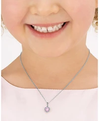 Girls' Sterling Silver Blissful Heart 13-14" Necklace - Children