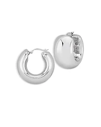 Bloomingdale's Fine Collection Wide Polished Hoop Earrings