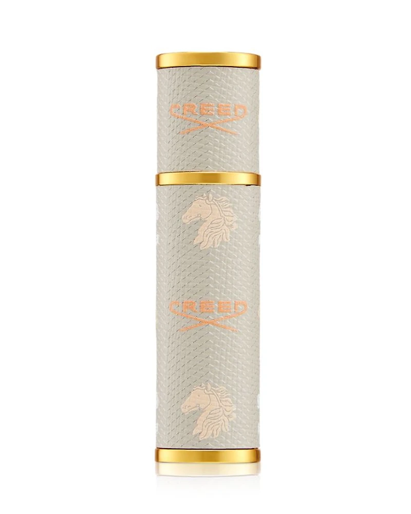 Beige Leather Travel Atomizer 0.16 oz.