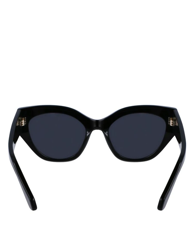 Classic Logo Geometric Cat Eyes, 55mm